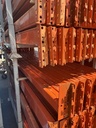 Used Beams: Redirack 09ft (108in) long x 3.75in (Step)
