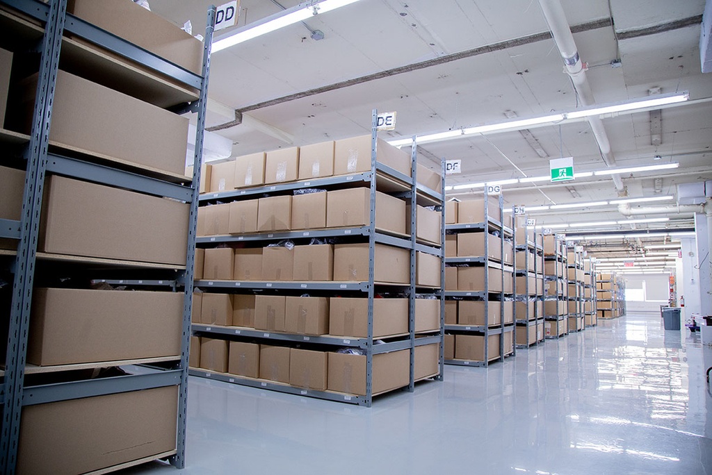 Widespan Unit - 96"H x 24"D x 96"W with 4 shelf levels