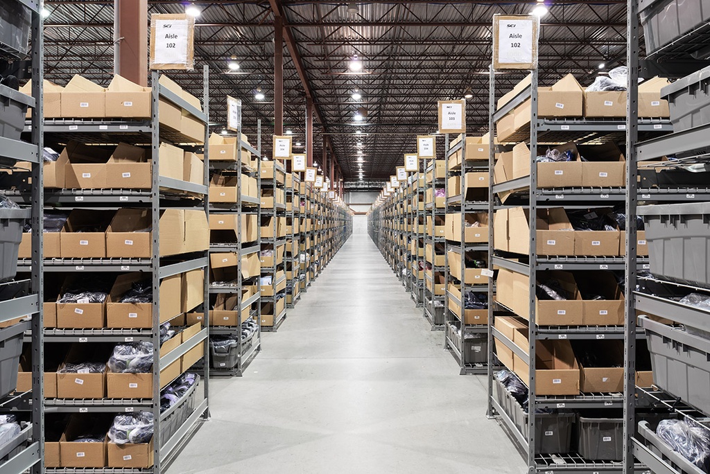 Widespan Unit - 96"H x 24"D x 96"W with 4 shelf levels