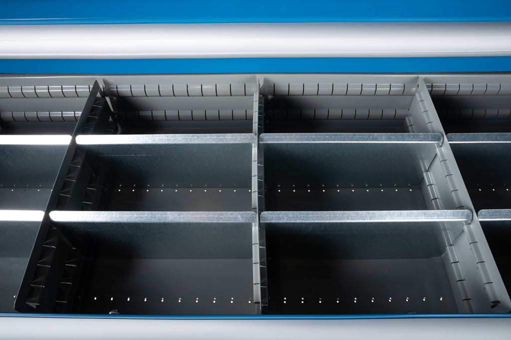 Modular Unit - 76"H x 18"D x 48"W with 5 modular drawers