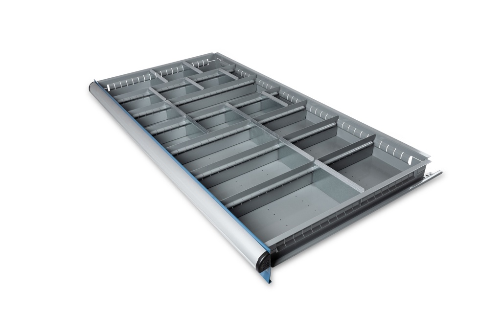 Modular Unit - 76"H x 18"D x 48"W with 5 modular drawers
