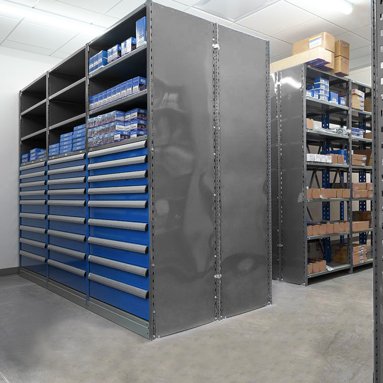 Modular Unit - 76"H x 18"D x 48"W with 5 modular drawers