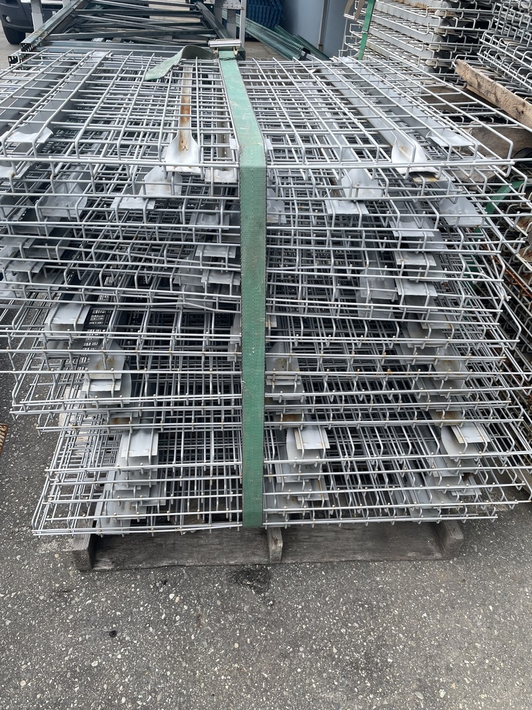 Used Wire mesh decks: 42"D X 46"W 