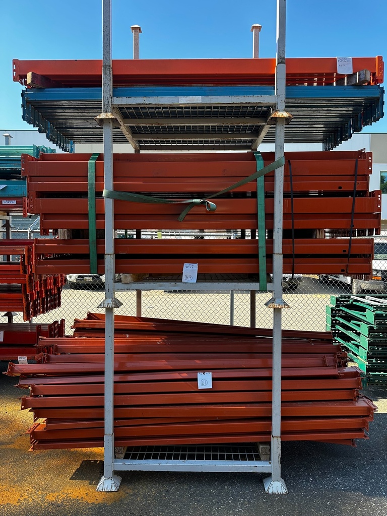 Used Beams: Teardrop 07ft 8in(92in) long x 4in 3-Tab (Step)